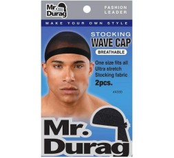 MR DURAG - Durag Waves Bonnet Stretch Noir x2 4330 MR DURAG ACCESSOIRES DE COIFFURE