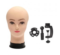 THIDA - Mannequin Pour Perruques En Silicone avec Maintien 22CM  PERRUQUE PROMO