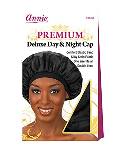 ANNIE - Bonnet De Jour & Nuit Noir X-Large