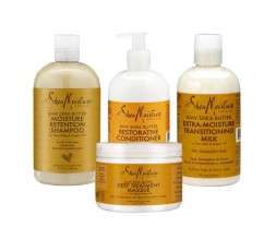 SHEA MOISTURE - Pack Extra Hydratant Raw Shea Butter SHEA MOISTURE LES PACKS & GAMMES