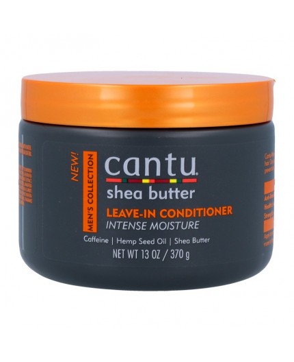 CANTU - MEN'S COLLECTION - Démêlant Sans Rinçage au Beurre de Karité (Leave-In Conditioner Intense Moisture) - 370g