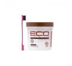 ECO STYLER - Pack Gel Coconut Oil + Brosse Baby Hair 473ml ECO STYLER  GEL