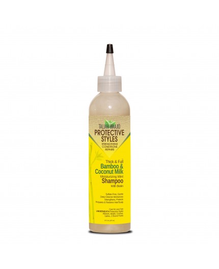 TALIAH WAAJID - PROTECTIVE STYLES - Shampoing Hydratant au Bambou, Menthe & Lait de Coco (Moisturizing Mint Shampoo)