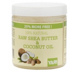 YARI - Beurre de Karité & Huile de Coco 100% Naturel (Raw Shea Moisture & Coconut Oil) YARI HUILE CAPILLAIRE