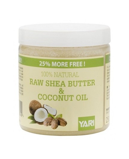 YARI - Beurre de Karité & Huile de Coco 100% Naturel (Raw Shea Moisture & Coconut Oil)