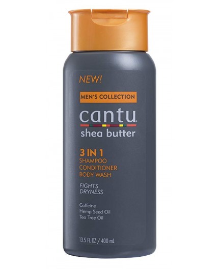 CANTU MEN'S COLLECTION Shampoing Hydratant 3 EN 1 400ml