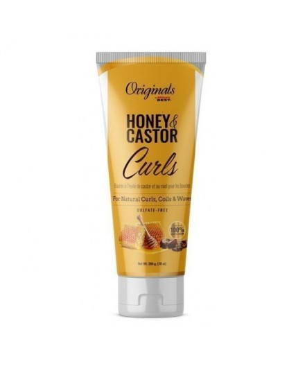 AFRICA'S BEST - HONEY & CASTOR - Crème Coiffante Pour Boucles (Curls)