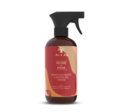 AS I AM - RESTORE & REPAIR - Spray d'Eau Hydratant à l'Huile de Ricin Noir Jamaïcaine (JBCO & Water, Vitamins C & E) AS I AM ...