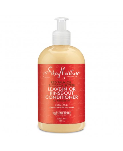 SHEA MOISTURE - RED PALM OIL & COCOA BUTTER - Soin Avec/Sans Rinçage Huile de Palme & Beurre de Cacao (Leave In/Rinse Out)