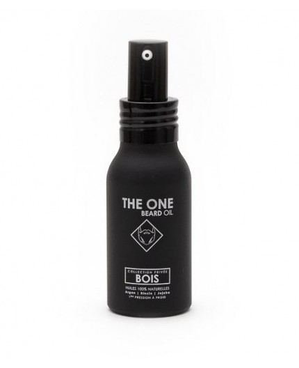 THE ONE COSMETIX - Huile Pour Barbe Parfumée Bois 100% Naturelle (Beard Oil Bois)