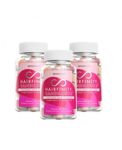 BROCKBEAUTY HAIRFINITY - Cure 3 Mois Compléments Alimentaires Candolocks Chewable Vitamins