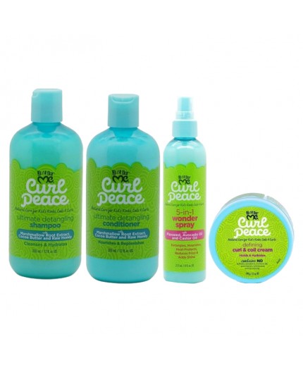 JUST FOR ME - Curl Peace - Pack Hydratant & Démêlant Pour Enfants