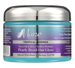 THE MANE CHOICE - TROPICAL MORINGA - Gel Coiffant Définition Boucles Biotine & Moringa (Braid Out Glaze) THE MANE CHOICE  GEL