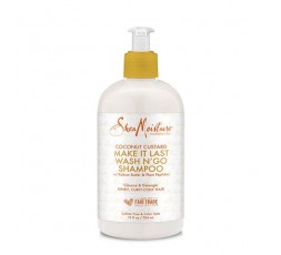 SHEA MOISTURE - COCONUT CUSTARD - Shampoing Make It Last Wash N' Go SHEA MOISTURE SHAMPOING