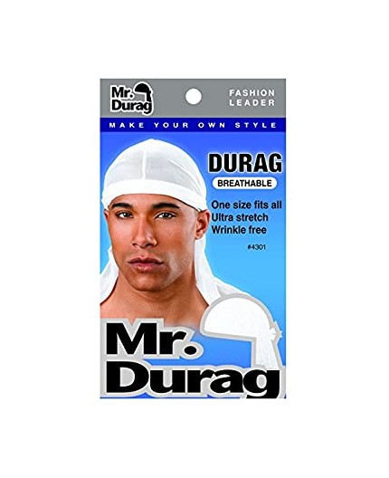 MR DURAG -Durag Wave Blanc Pour Homme 4301