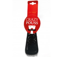 CRAZY POUSS - Brosse Afro Démêlante (Afro Brush) CRAZY POUSS ACCESSOIRES DE COIFFURE