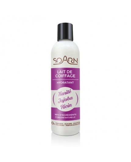 SOARN - Lait Coiffant Hydratant Karité Jojoba Ricin