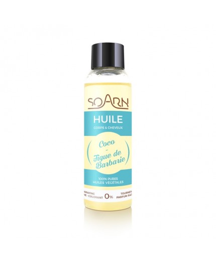 SOARN - Huile de Coco et Figue de Barbarie Corps et Cheveux