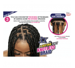 MANE CONCEPT - Tresse Braid 3x I Define Easy Knowtless Braid 52" MANE CONCEPT HAIR MÈCHES A TRESSER