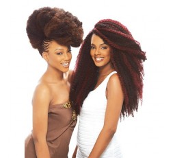 JANET COLLECTION - Meche Crochet Braids, Vanilles 3X Twist Afro Braid  MÈCHES A TRESSER