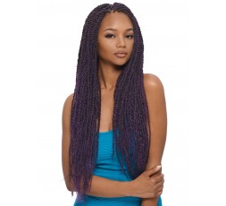 JANET COLLECTION - Meche Crochet Braids, Vanilles 3X Twist Afro Braid  MÈCHES A TRESSER