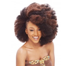 JANET COLLECTION - Mèche Natte 2X Afro Kinky Bulk 24" JANET COLLECTION  CROCHET BRAID BOUCLÉ