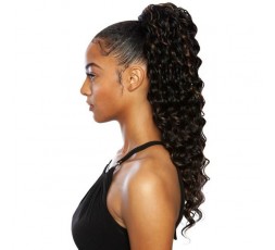 MANE CONCEPT - Postiche Queue De Cheval Ondulée Semi Naturel ( Deep Wave Wnt ) MANE CONCEPT HAIR POSTICHES