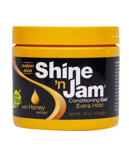 AMPRO Shine 'N Jam - Gel Hydratant Extra Fort 454gr (Conditioning Gel Extra Hold)