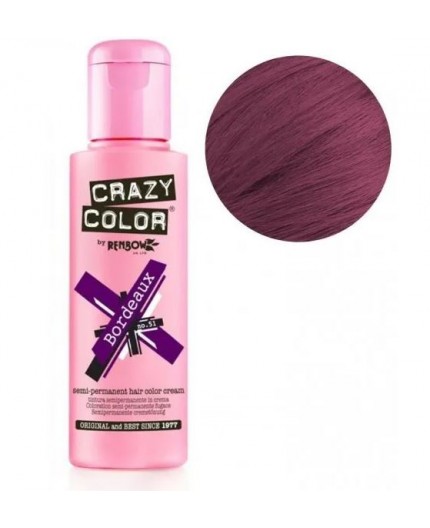 CRAZY COLOR - Coloration Capillaire Couleur Bordeaux