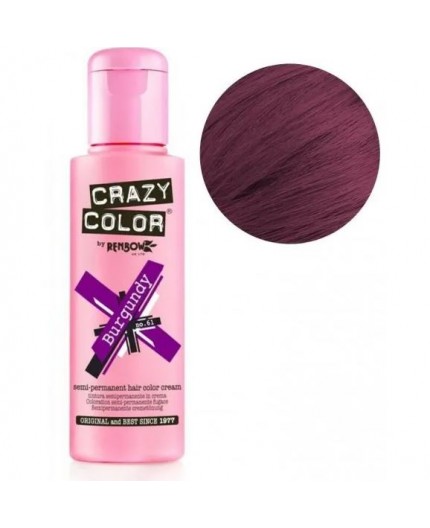 CRAZY COLOR - Coloration Capillaire Couleur Burgundy