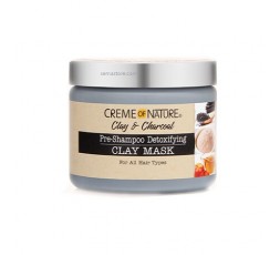 CREME OF NATURE - CLAY & CHARCOAL - Masque ( Mask ) CREME OF NATURE  MASQUE