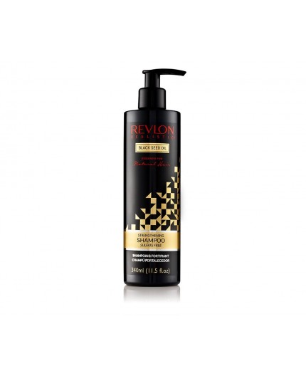 REVLON - BLACK SEED OIL - Shampoing Fortifiant ( Shampoo )