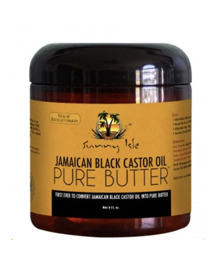 SUNNY ISLE - Beurre de Noix de Coco & à l'Huile de Ricin Noire Pure ( Black Castor Oil Pure Butter Coconut 4)