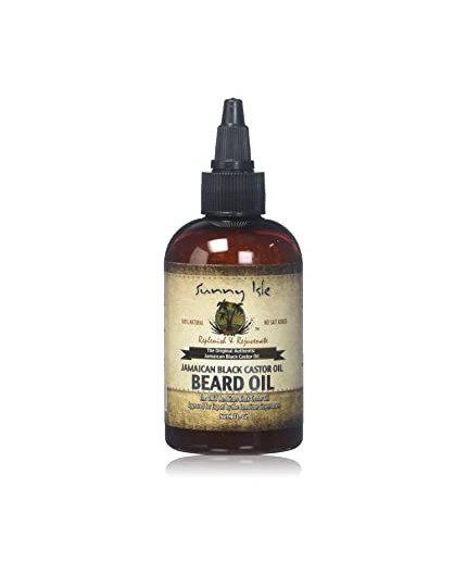 SUNNY ISLE - Huile de Ricin noire pour la Barbe ( Jamaican Black Castor Oil Beard Oil )