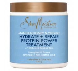 SHEA MOISTURE - NANUKA HONEY & YOGURT - Masque Capillaire Protéiné & Réparateur SHEA MOISTURE MASQUE