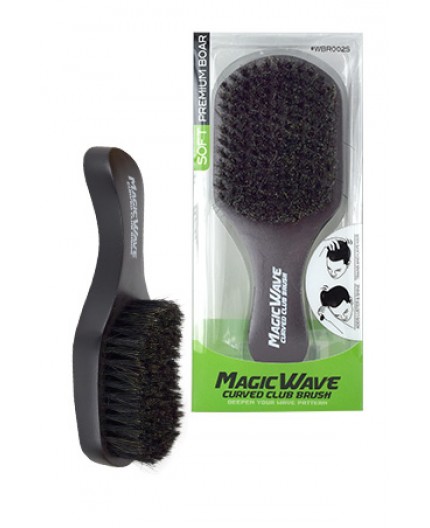 MAGIC WAVE Brosse à Poils de Sanglier ( Curved Brush WBR002S )