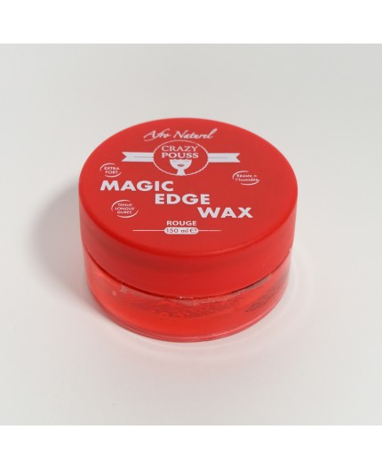 CRAZY POUSS - Gel Coiffant Magic Edge Wax Rouge