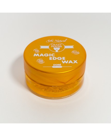 CRAZY POUSS  Gel Coiffant  Fixation Forte Magic Edge Wax Dorée