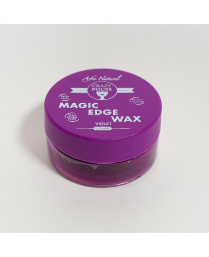 CRAZY POUSS Gel Coiffant Fixation Forte Magic Edge Wax Violet