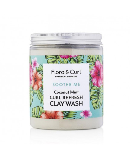 Flora & Curl Masque Argile  Curl Refresh Clay Wash