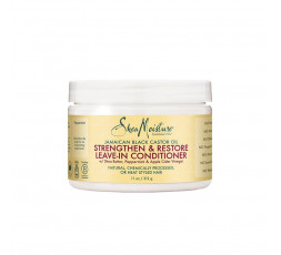 SHEA MOISTURE - JAMAICAN BLACK CASTOR OIL - Soin sans Rinçage Réparation & Pousse (Strenghten Restore Leave-in Conditioner) 312g