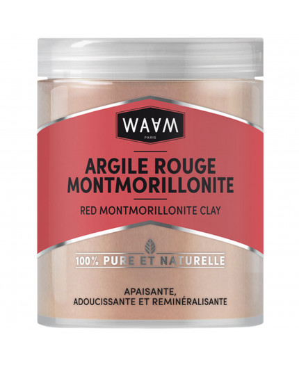WAAM - Argile Rouge Montmorillonite 100% Pure & Naturelle