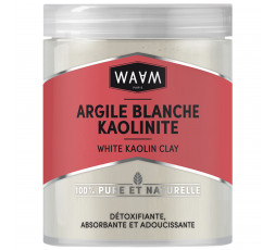 WAAM - Argile Blanche Kaolinite Pure & Naturelle WAAM MASQUE