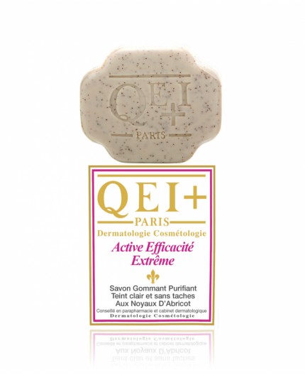 QEI+ Efficacité Extrême- Savon Éclaircissant Gommant