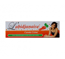 L'Abidjanaise- Tube Crème Carotte L'ABIDJANAISE CRÈME ÉCLAIRCISSANTE VISAGE