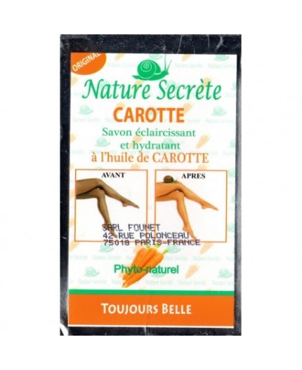 Nature Secrète Carotte- Savon Éclaircissant