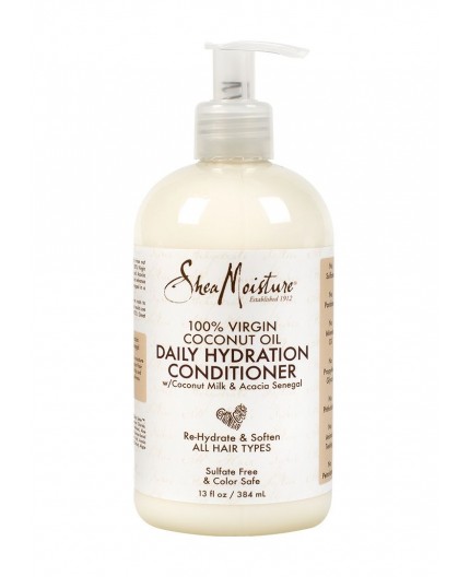 SHEA MOISTURE - 100% VIRGIN COCONUT OIL - Après-Shampoing à l'huile de Coco (Daily Hydratation Conditioner) - 384ml