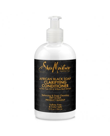 SHEA MOISTURE - AFRICAN BLACK SOAP - Après-Shampoing Clarifiant (Clarifying Conditioner) - 384ml