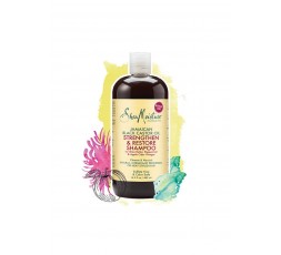 SHEA MOISTURE - JAMAICAN BLACK CASTOR OIL - Shampoing Réparateur & Pousse (Strenghten & Restore Shampoo) - 384ml SHEA MOISTUR...