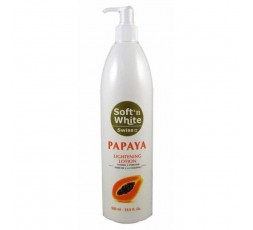 Soft ‘N’ White- Lait Corporel Papaya SOFT N WHITE  CRÈME ÉCLAIRCISSANTE CORPS